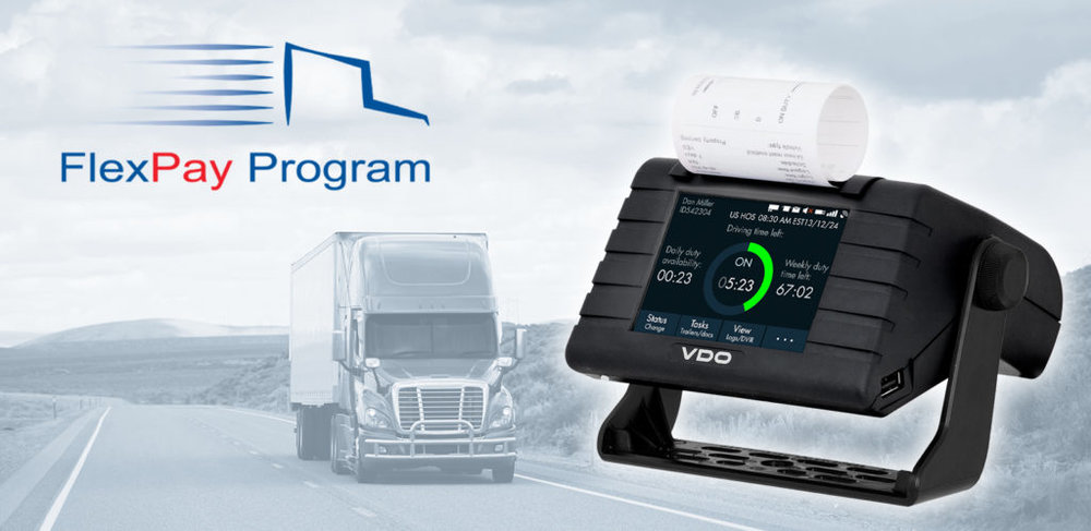 Continental Introduces Low Monthly ELD Payments with FlexPay by VDO RoadLog